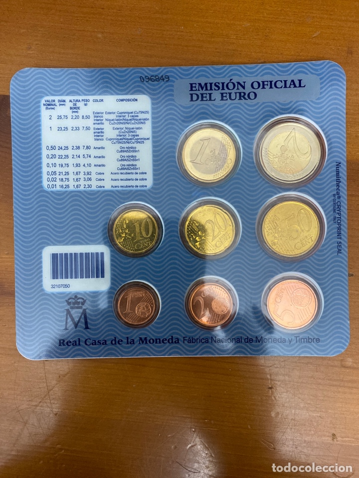 Euros: Set 8 monedas euros de Espa&ntilde;a 2003 de 1 centimo a 2 &euro; - Foto 2