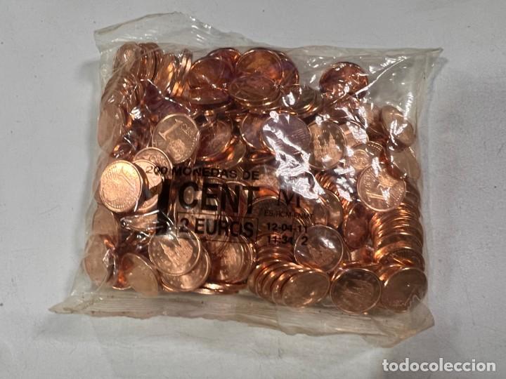 Euros: 200 MONEDAS DE 1 CENTIMO. FNMT. ESPA&Ntilde;A. 2011. - Foto 1