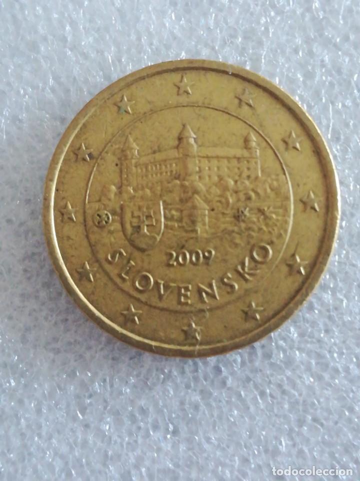 Euros: Moneda 50 euro cent Slovensko 2009 - Foto 1