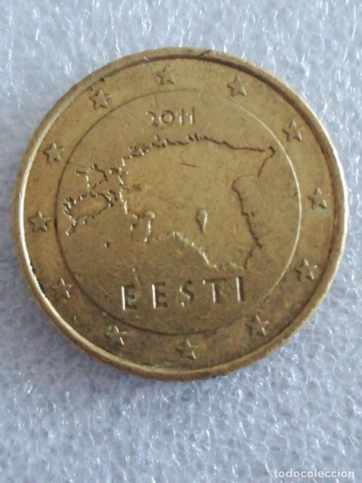 Euros: Moneda 50 euro cent Eesti 2011 - Foto 1