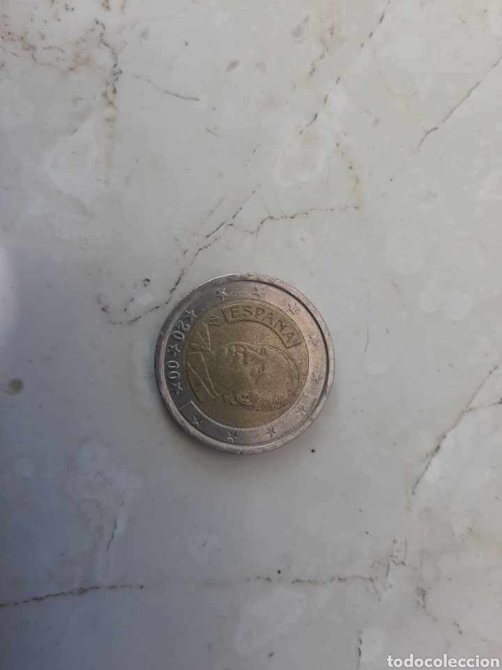 Euros: 2 euros de Espa&ntilde;a del a&ntilde;o 2000 - Foto 1