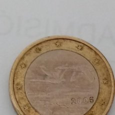 Euros: MONEDA DE 1 EURO. CONMEMORATIVA. GANSOS SALVAJE. 2005. Lote 340970543