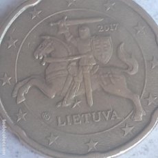 Euros: 20 CÉNTIMOS DE EUROS DE LITUANIA 2017. Lote 341042718