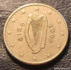 Euros: IRLANDA 2007 50 CÉNTIMOS MONEDA CIRCULADA - EURO CENT - CTS. Lote 343194233