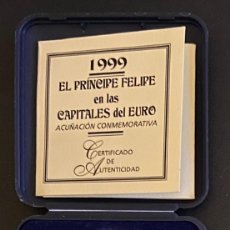 Euros: CREXP125 ESTUCHE MONEDA ESPAÑA 30 EUROS 1999 PLATA REY CAPITALES EUROS 45. Lote 344293728