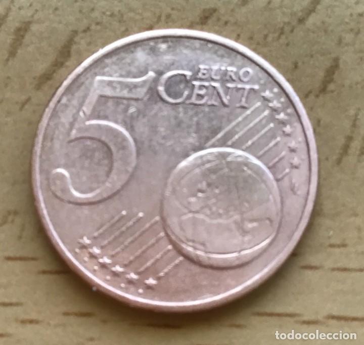 Euros: 5 c&eacute;ntimos de euro de Austria. A&ntilde;o 2002 - Foto 2