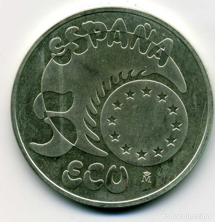 Euros: 5 ECU A&Ntilde;O 1989 FDC PLATA - Foto 2