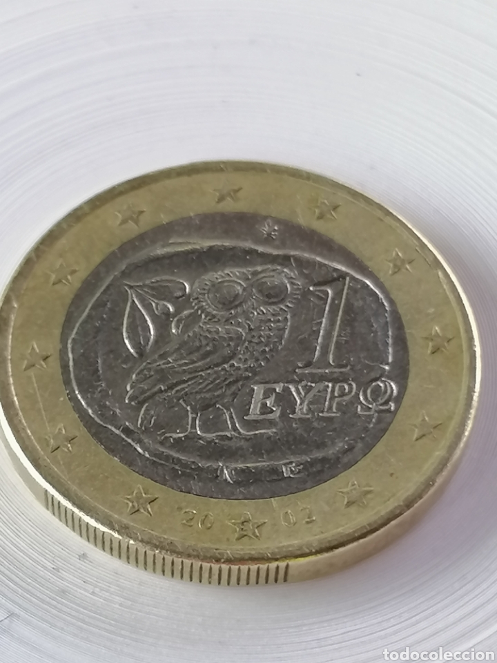 Moneda 1 Euro. 2002 Búho de la suerte. *S