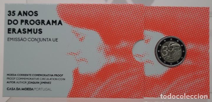 Euros: PORTUGAL 2 E. 2022 - PROOF - CONM. PROGRAMA ERASMUS - EN COINCARD - - Foto 2