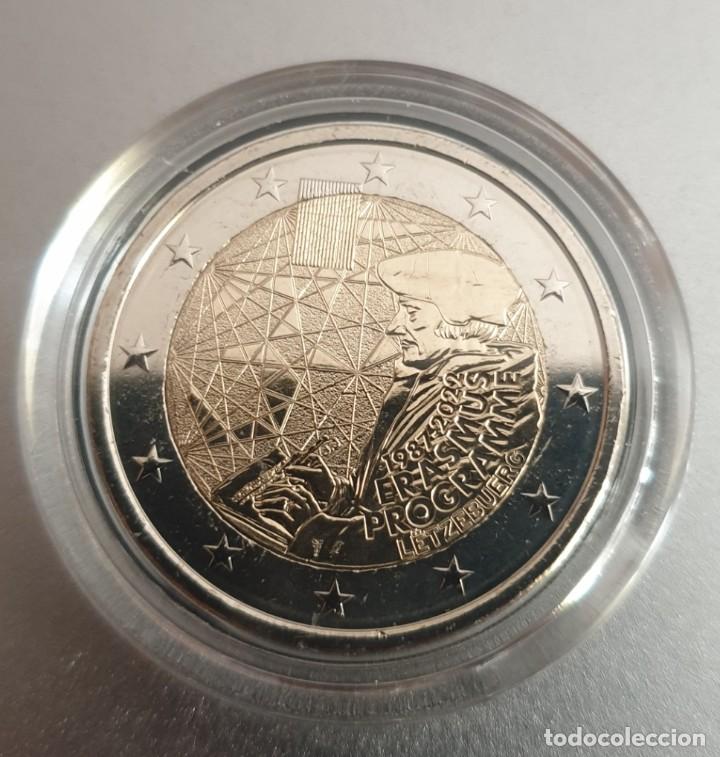 Euros: MONEDA 2 EUROS LUXEMBURGO 2022 - PROGRAMA ERASMUS - ENCAPSULADA - SIN CIRCULAR - Foto 1
