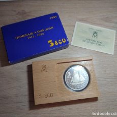 Euros: 5 ECUS 1993 PLATA. Lote 350130379
