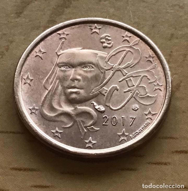 Euros: 1 c&eacute;ntimo de euro de Francia. A&ntilde;o 2017 - Foto 1