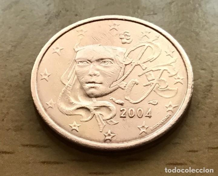 Euros: 2 c&eacute;ntimos de euro de Francia. A&ntilde;o 2004 - Foto 1