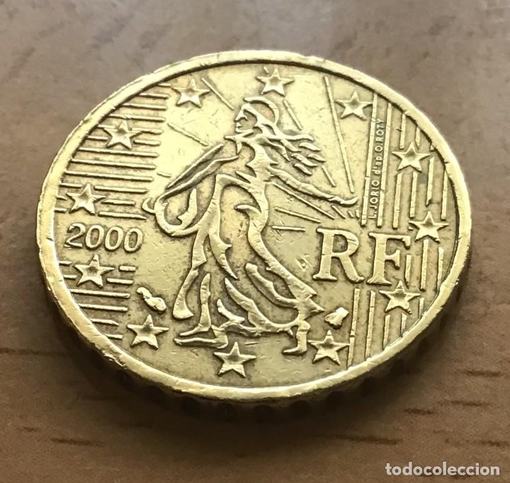 Euros: 10 c&eacute;ntimos de euro de Francia. A&ntilde;o 2000 - Foto 1