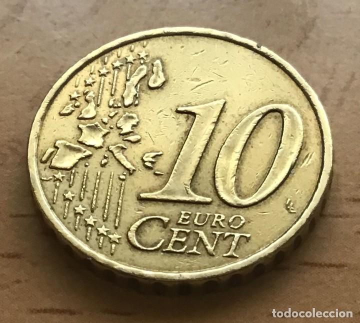 Euros: 10 c&eacute;ntimos de euro de Francia. A&ntilde;o 2000 - Foto 2