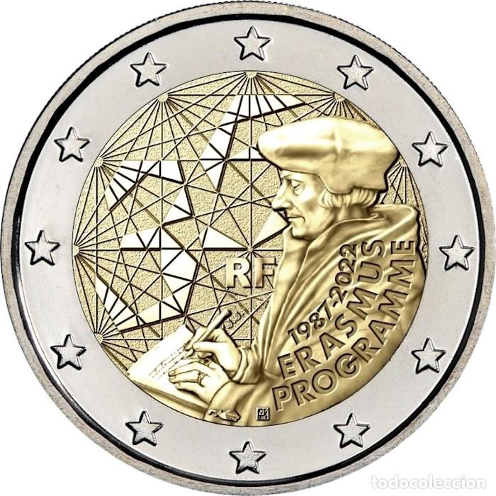Euros: FRANCIA 2 EUROS 2022 CONM. - PROGRAMA ERASMUS - - Foto 1
