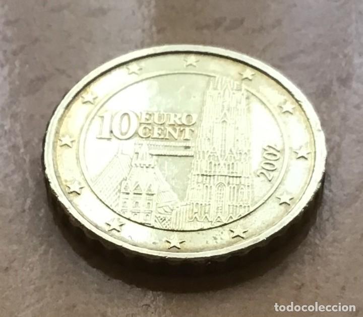 Euros: 10 c&eacute;ntimos de euro de Austria. A&ntilde;o 2002 - Foto 1