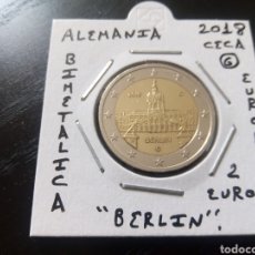 Euro: MONEDA 2 EUROS ALEMANIA AÑO 2018 CECA G BERLÍN MBC ENCARTONADA. Lote 362933745