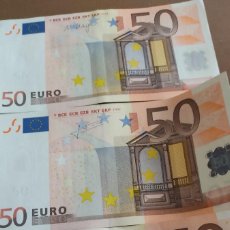 Euros: BILLETE DE 50 EUROS DIFERENTES FIRMAS. Lote 364084121
