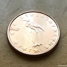 Euros: 1 CÉNTIMO DE EURO DE ESLOVENIA. AÑO 2007. Lote 364682351