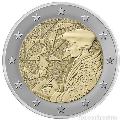 Euros: MONEDA 2 EUROS LITUANIA 2022 - PROGRAMA ERASMUS - SIN CIRCULAR - Foto 1