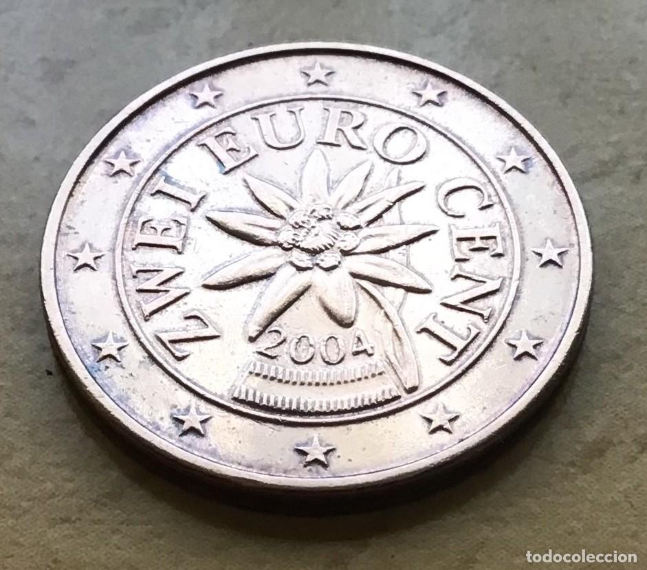 Euros: 2 c&eacute;ntimos de euro de Austria. A&ntilde;o 2004 - Foto 1