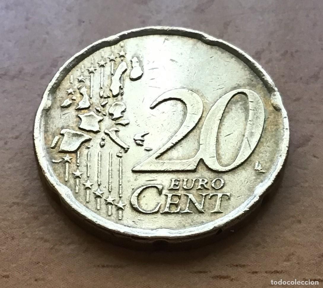 Euros: 20 c&eacute;ntimos de Euro de Holanda. A&ntilde;o 2000 - Foto 2