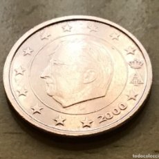 Euros: 2 CÉNTIMOS DE EURO DE BÉLGICA. AÑO 2000. Lote 338931108