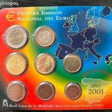 Euros: CARTERA FNMT EURO 2001 - PRIMERA EMISIÓN NACIONAL DEL EURO. Lote 365723471