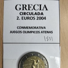 Euros: 10-01531-GRECIA -2 €- 2004- JUEGOS OLIMPICOS ATENAS. Lote 368353026