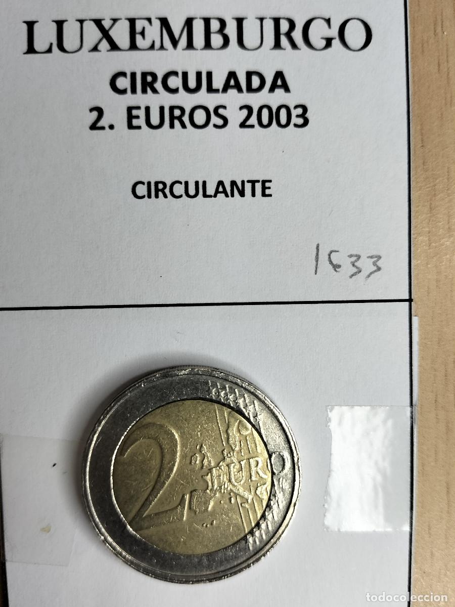 Euros: 10-01633-LUXEMBURGO -2 &euro;- 2003 - Foto 2