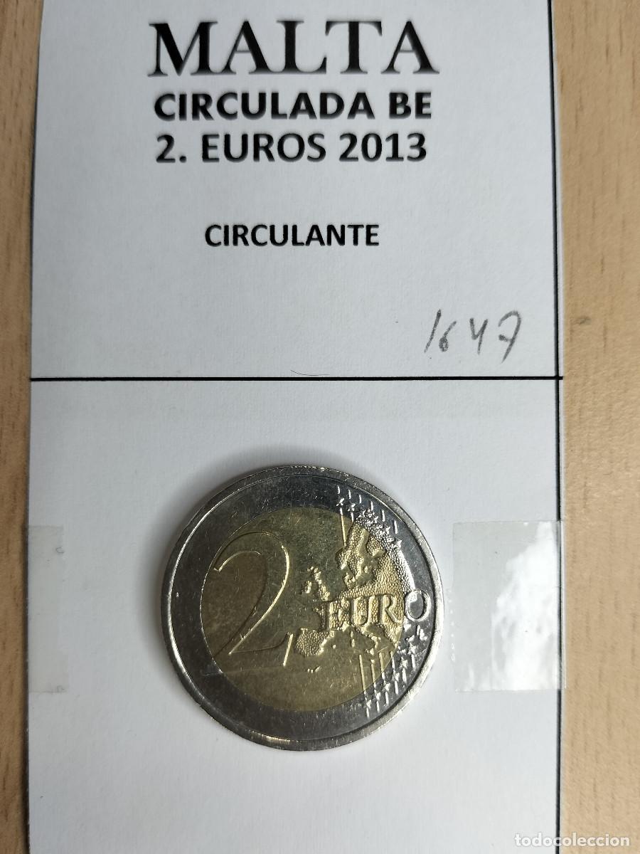 Euros: 10-01647-MALTA -2 &euro;- 2013 - Foto 2
