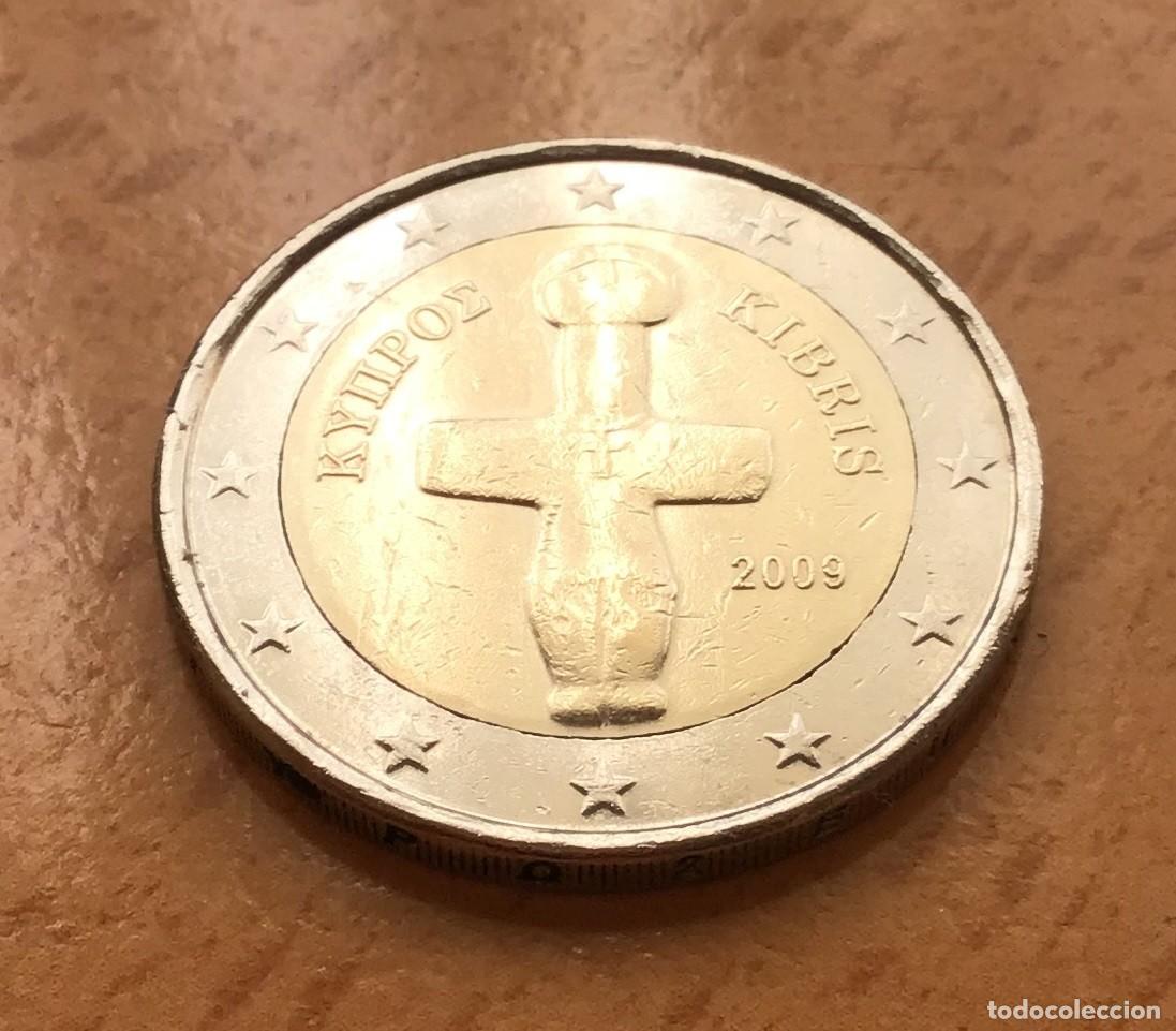 Euros: 2 euros de Chipre. A&ntilde;o 2009 - Foto 1