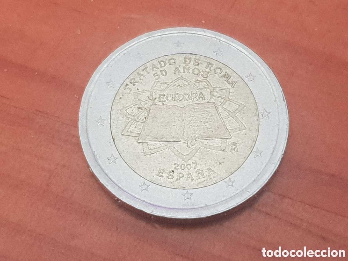 Euros: Moneda 2 euros Espa&ntilde;a 2007 - Foto 1