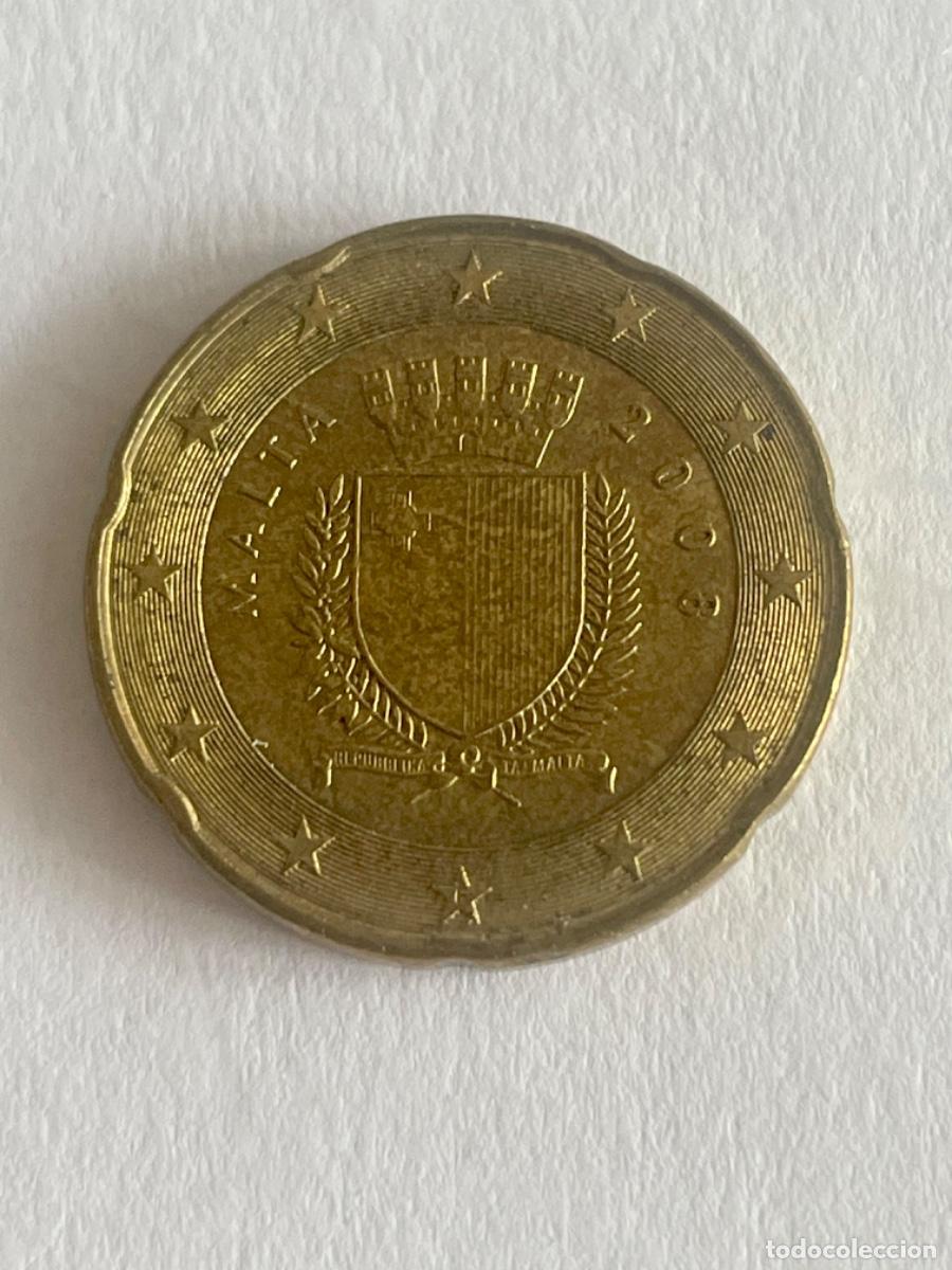 Euros: * RAREZA * 20 CENT 2008 MALTA - Foto 1