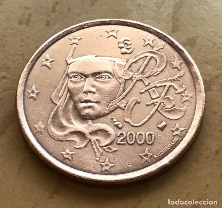 Euros: 5 c&eacute;ntimos de euro de Francia. A&ntilde;o 2000 - Foto 1