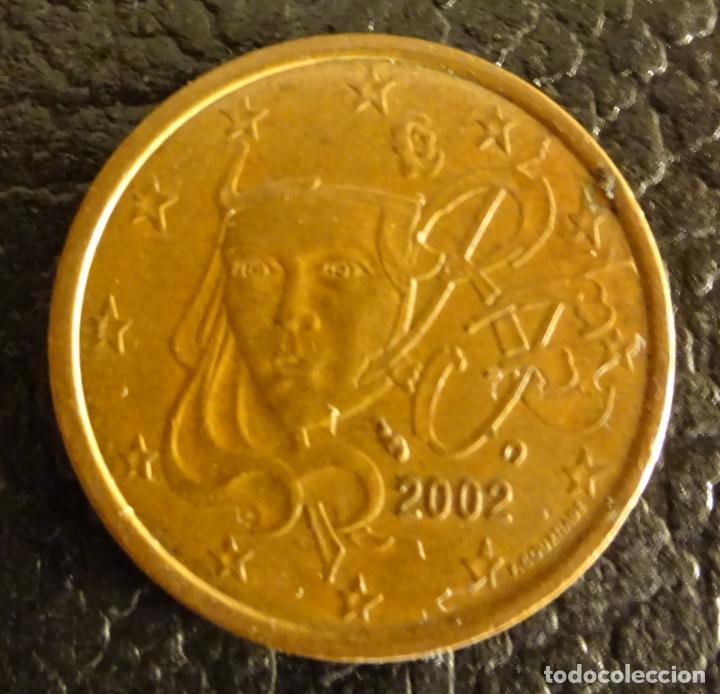 Euros: FRANCIA 5 C&Eacute;NTIMOS DE EURO 2002 - Foto 1