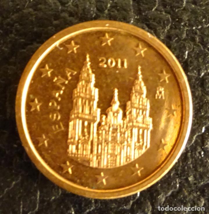Euros: ESPA&Ntilde;A 1 C&Eacute;NTIMO DE EURO 2011 - Foto 1