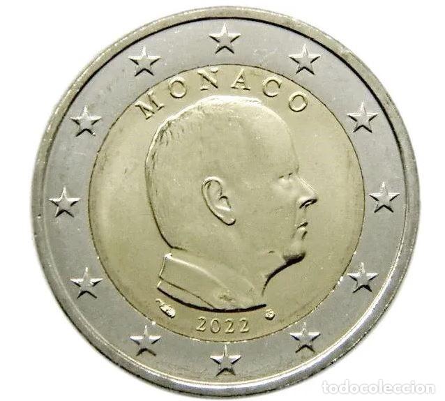 Euros: MONEDA 2 EUROS MONACO 2022 - LA NORMAL - SIN CIRCULAR - Foto 1