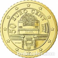 Euros: ROLLO DE 50 C&Eacute;NTIMOS EUROS DE AUSTRIA 2009 - Foto 1