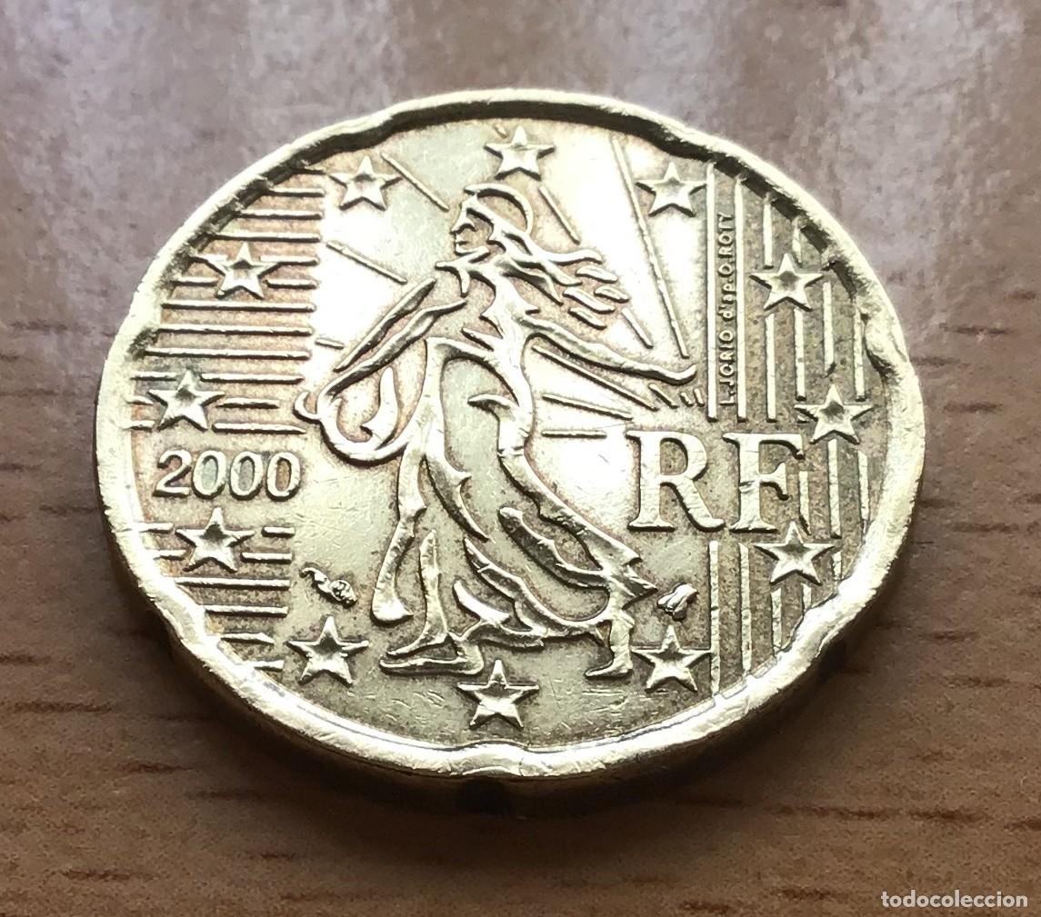 Euros: 20 c&eacute;ntimos de euro de Francia. A&ntilde;o 2000 - Foto 1