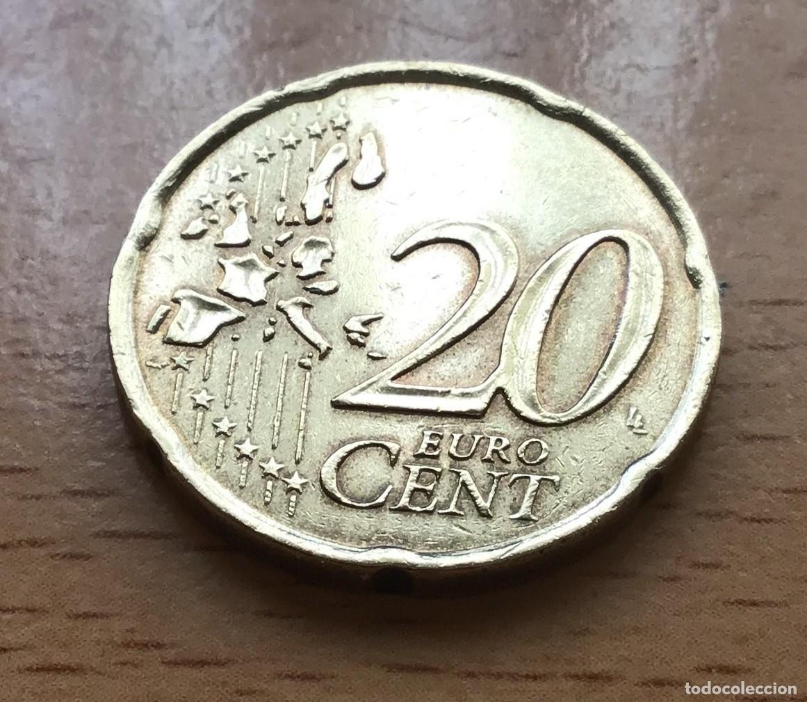 Euros: 20 c&eacute;ntimos de euro de Francia. A&ntilde;o 2000 - Foto 2