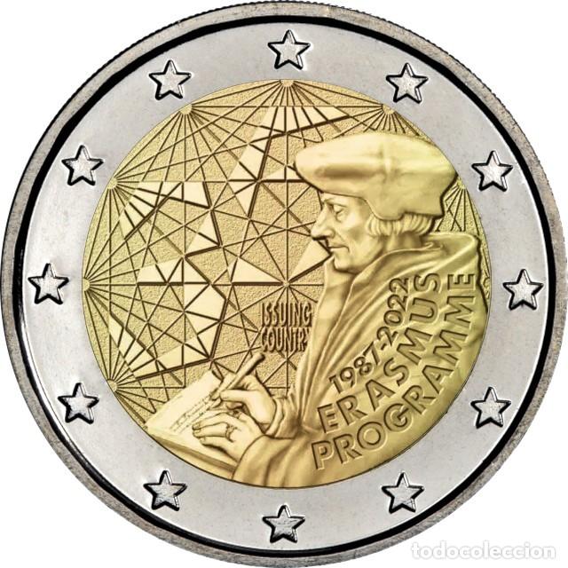 Euros: 23 X 2 E. 2022 - 35 ANIVERSARIO PROGRAMA ERASMUS - SERIE COMPLETA - SIN CIRCULAR - Foto 2
