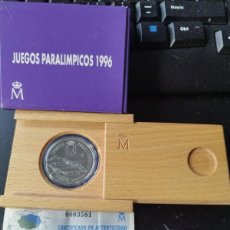 Euros: 1000 PESETAS 1996: JUEGOS PARAOLIMPICOS / PLATA - CAJA + CERTIFICADO