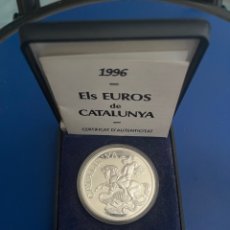 Euros: MONEDA 30 EUROS DE PLATA DE CATALUNYA 1996 SANT JORDI