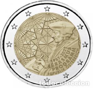 Euros: AUSTRIA 2022. MONEDA DE 2 EUROS DEDICADA AL PROGRAMA ERASMUS. SIN CIRCULAR - Foto 1