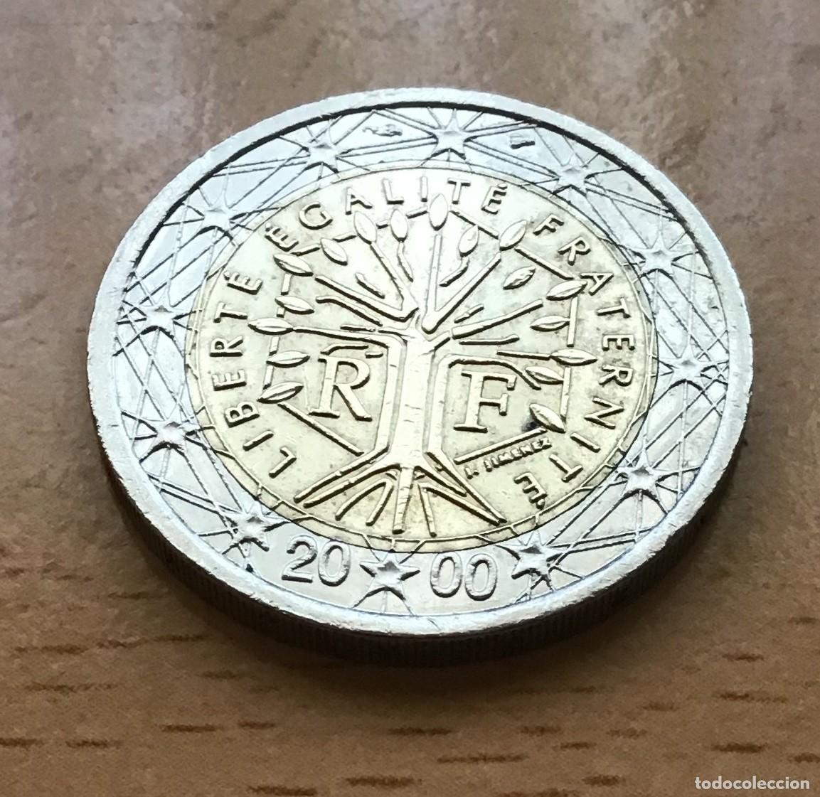 Euros: 2 euros de Francia. A&ntilde;o 2000 - Foto 1