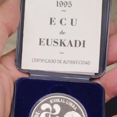 Euros: 30 ECU 1995 EUSKADI - EUSKALERRIA / PLATA PURA - 0,999. Lote 378967659