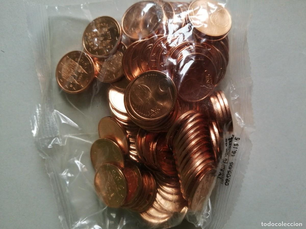 Euros: BOLSA ESPA&Ntilde;A 2005. 5 C&Eacute;NTIMOS. 100 MONEDAS. - Foto 1