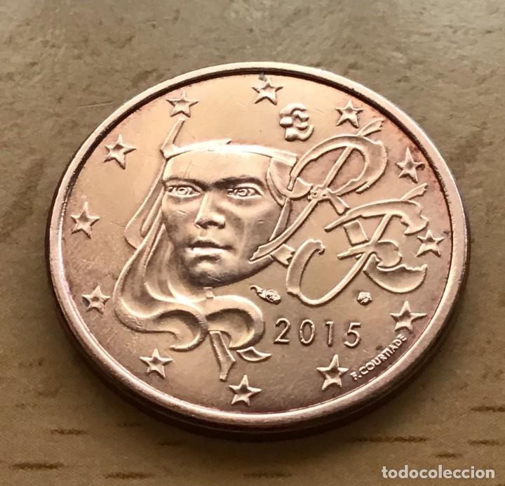 Euros: 5 c&eacute;ntimos de euro de Francia. A&ntilde;o 2015 - Foto 1